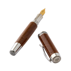 Handcrafted Wooden Fountain Pen from Truman Renovation