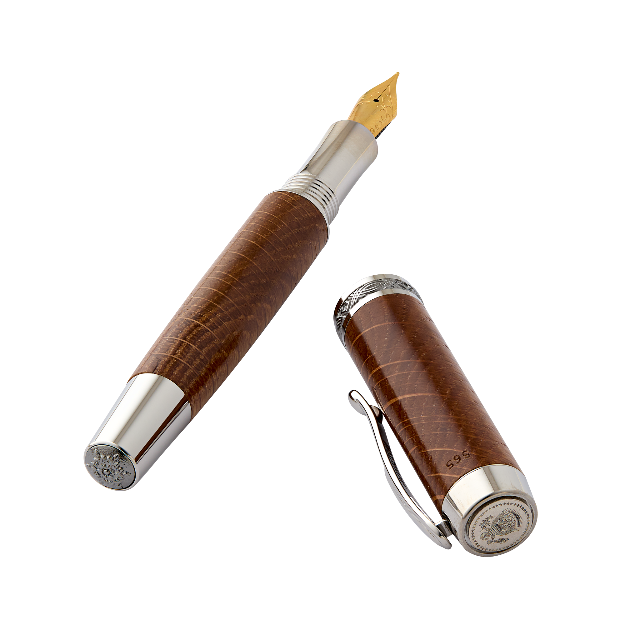 Handcrafted Wooden Fountain Pen from Truman Renovation