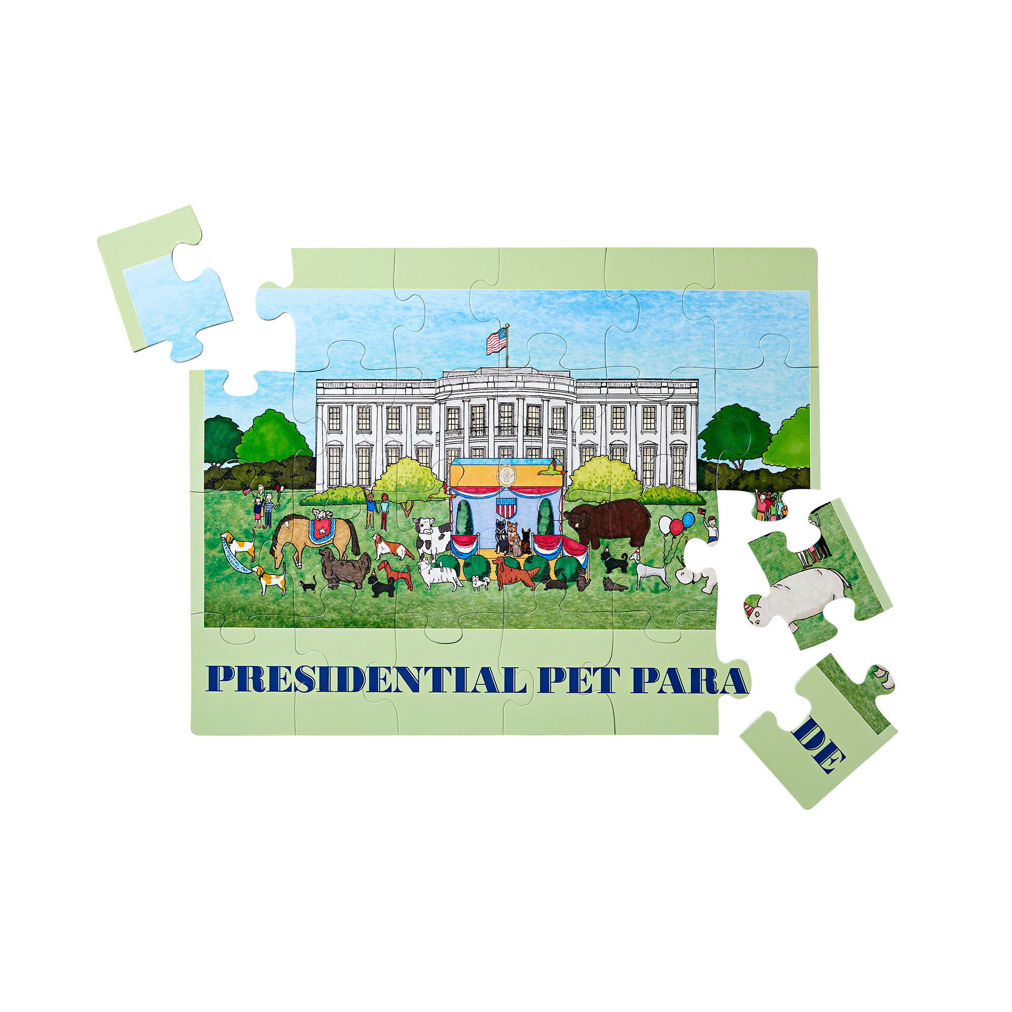 Presidential Pet Parade Puzzle