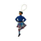 Male Highland Dancer Felt Ornament