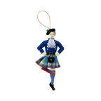 Male Highland Dancer Felt Ornament