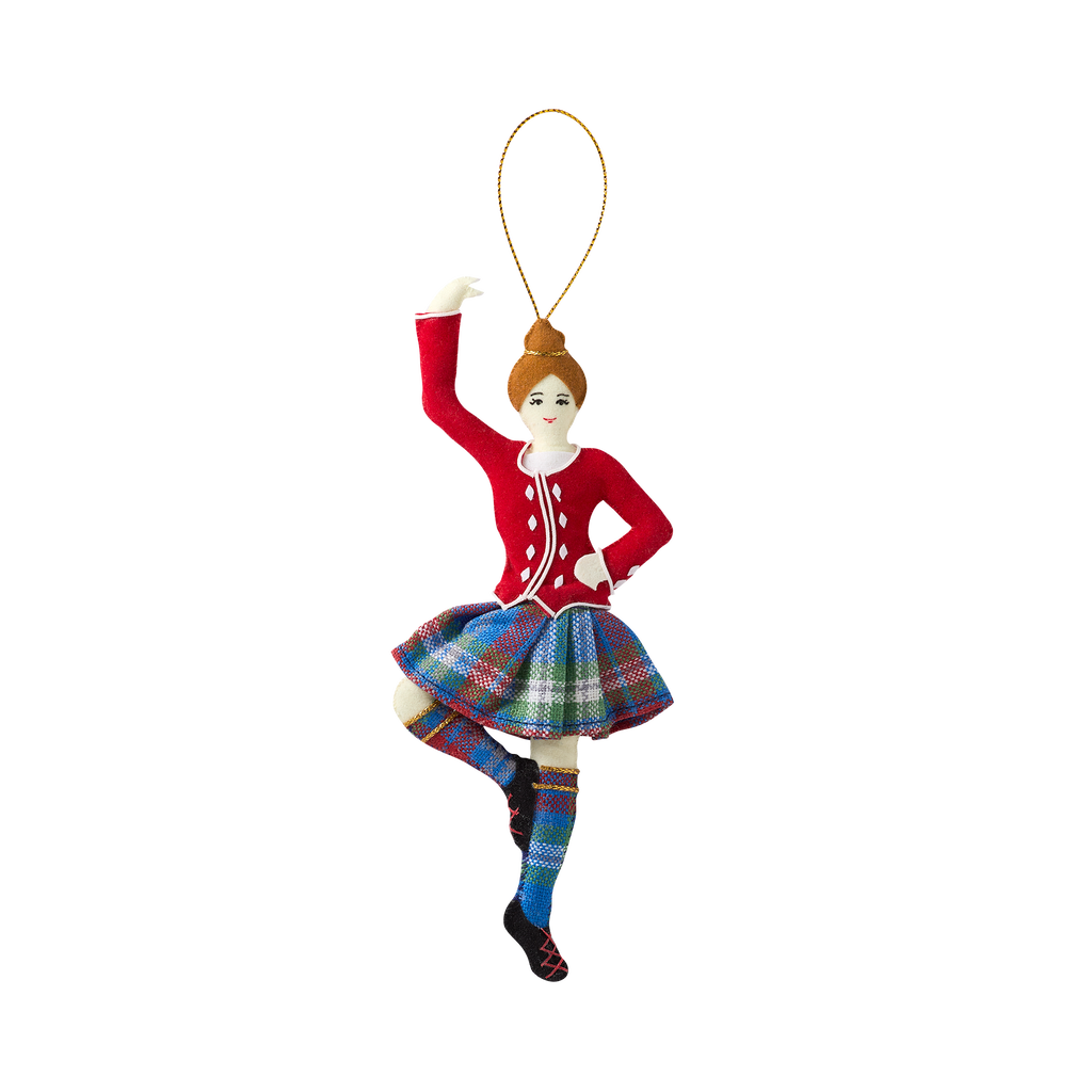 Female Highland Dancer Felt Ornament