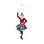 Female Highland Dancer Felt Ornament