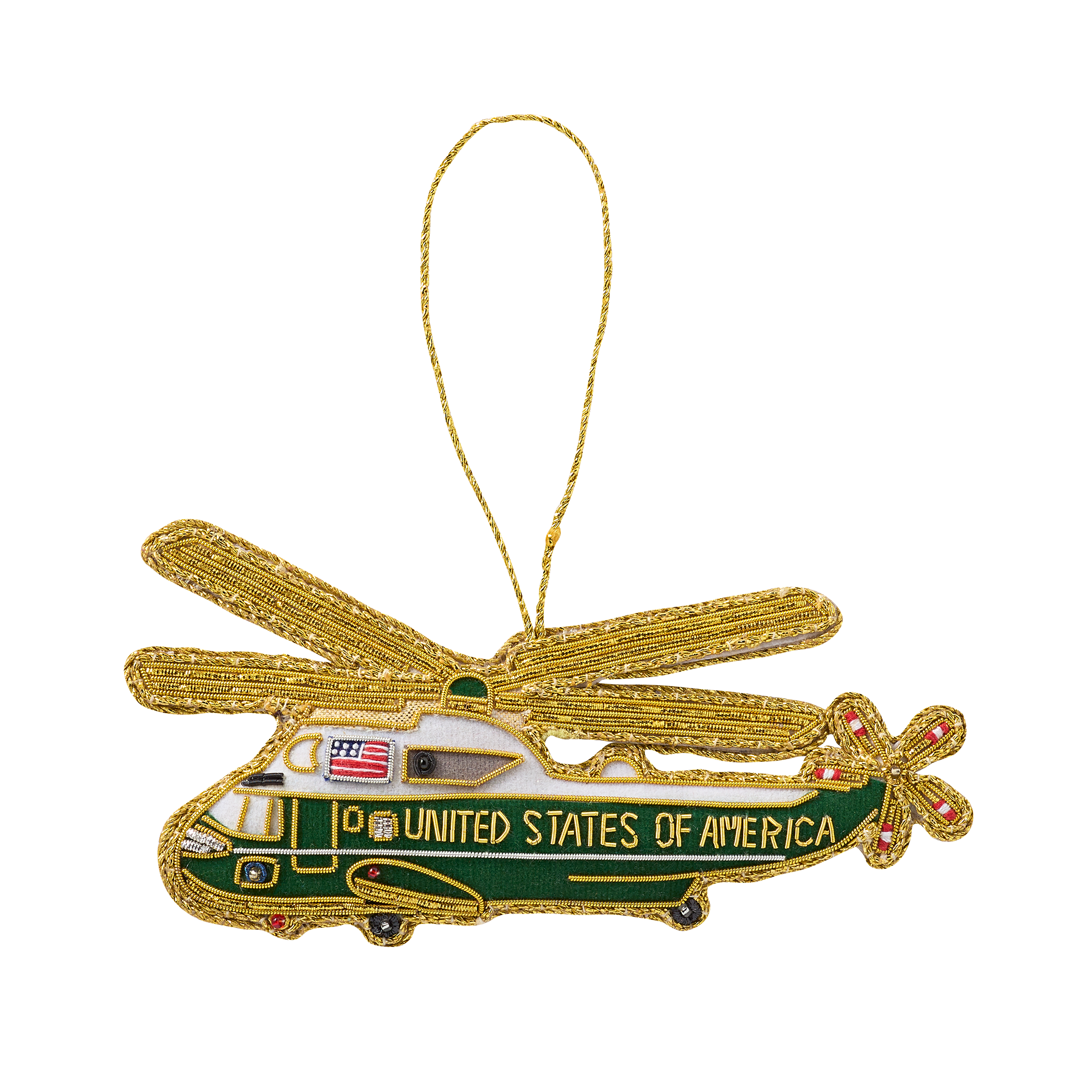 Marine One Felt Ornament