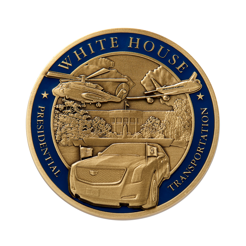 White House Presidential Transportation Challenge Coin