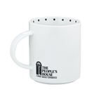 The People's House Black and White Logo Mug