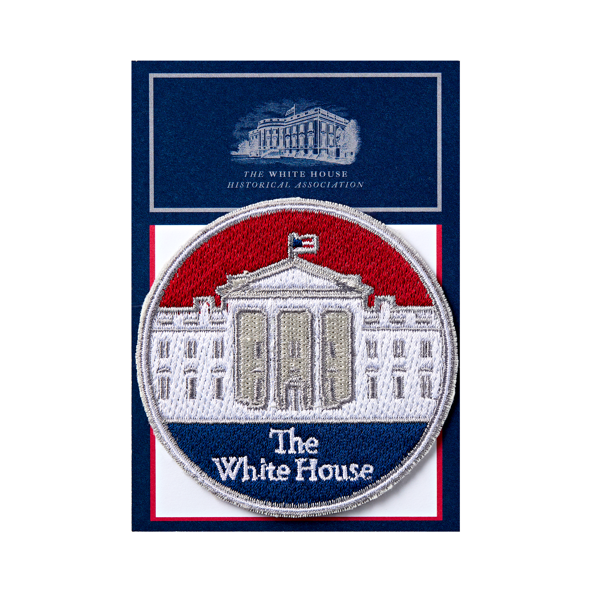 White House Embroidered Patch - Front Carded