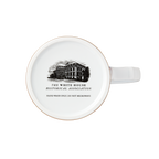 The People's House, White House Red with Gold Mug