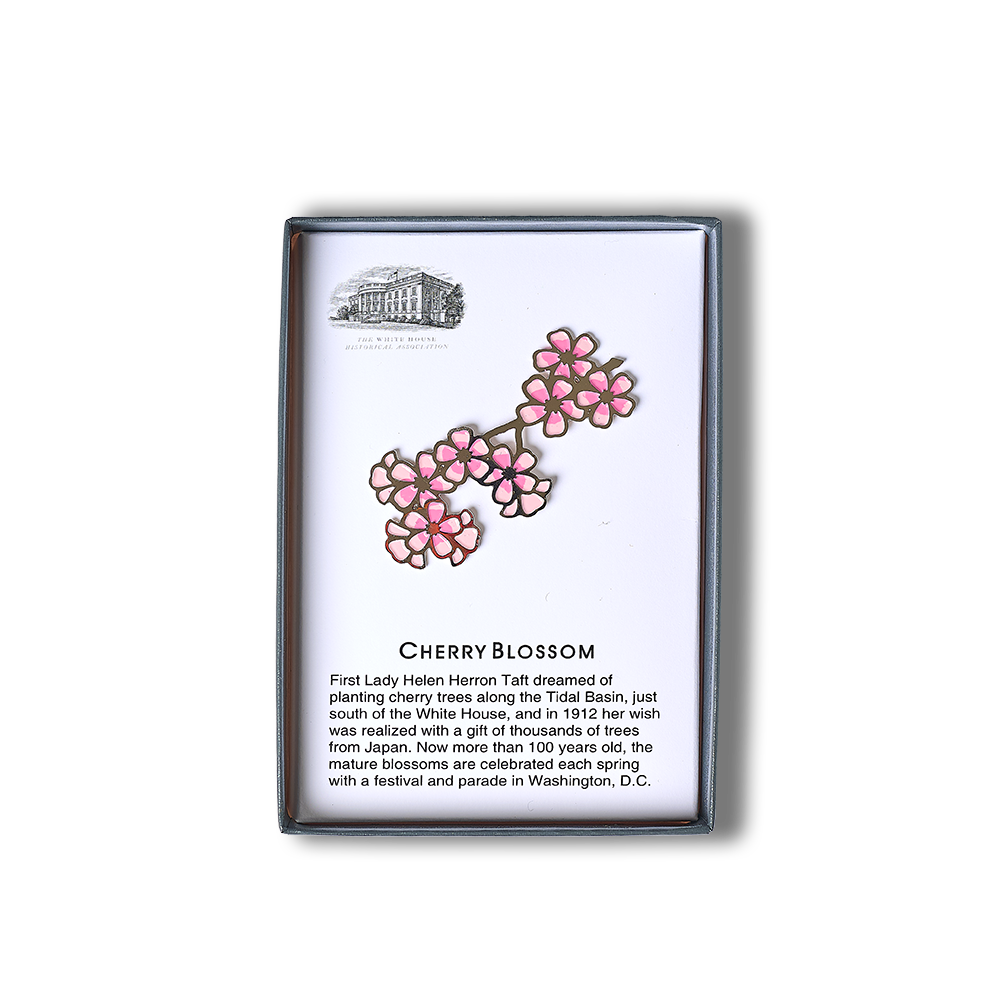Cherry Blossom Branch Cluster Pin
