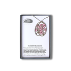 Cherry Blossom Layered Pendant Necklace