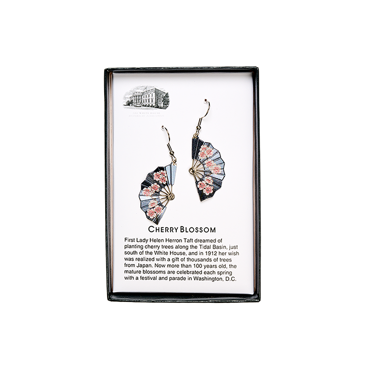 Cherry Blossom Fans Earrings