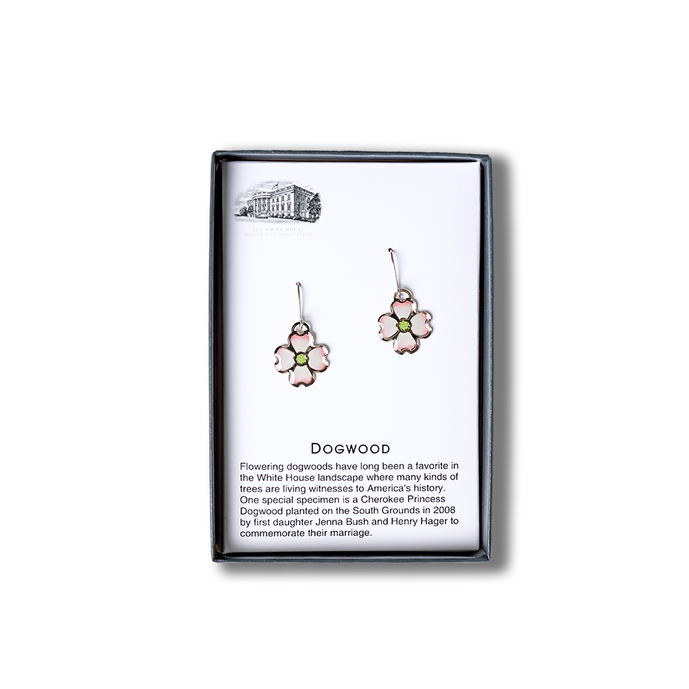 Dogwood Flower Drop Earrings