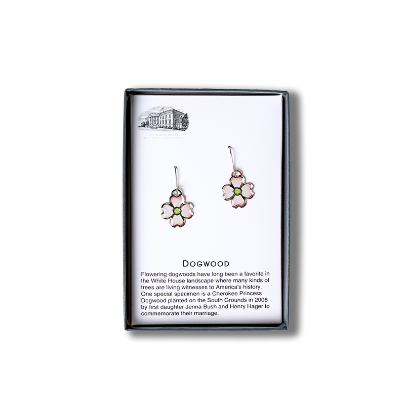 Dogwood Flower Drop Earrings
