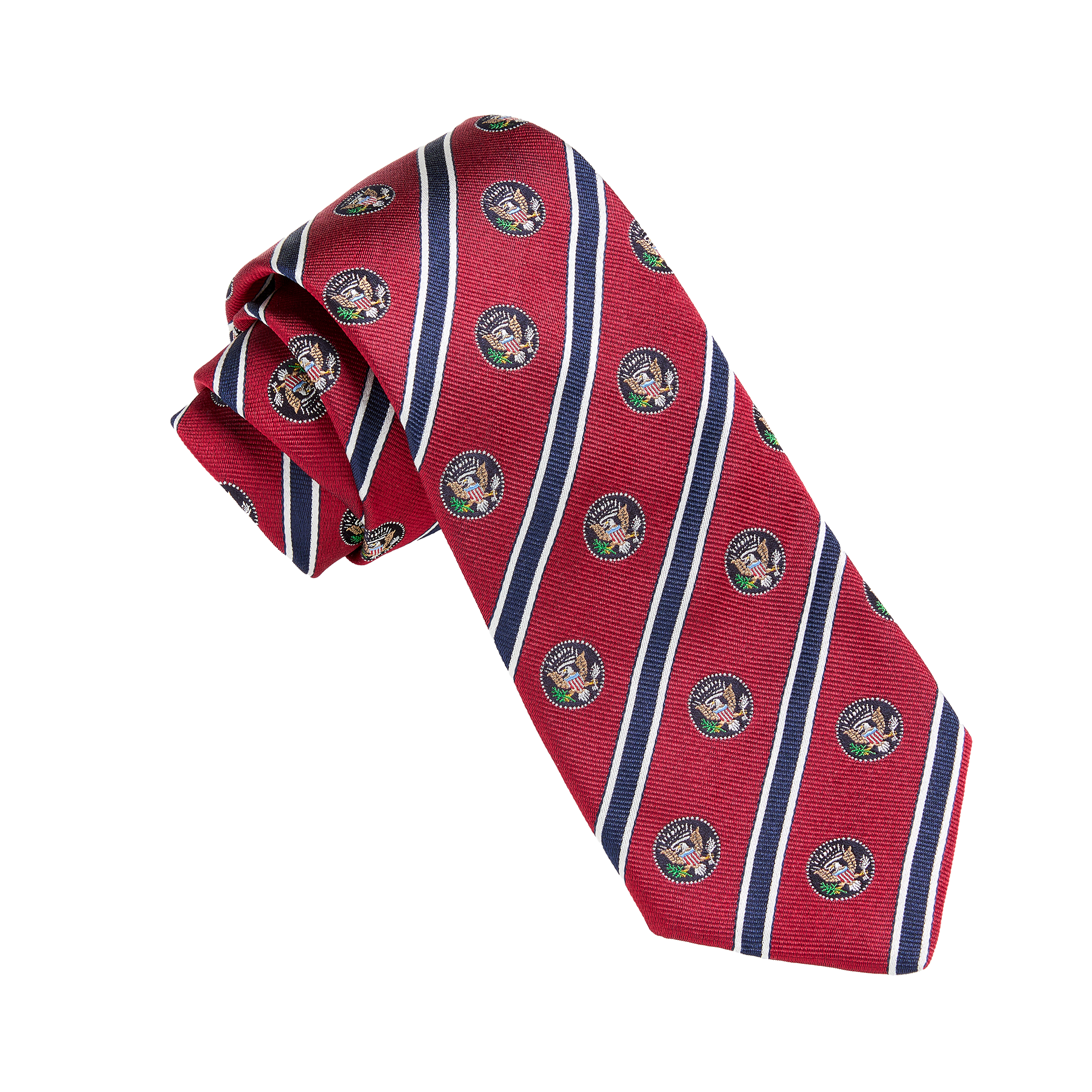 Truman Seal Silk Tie - Red