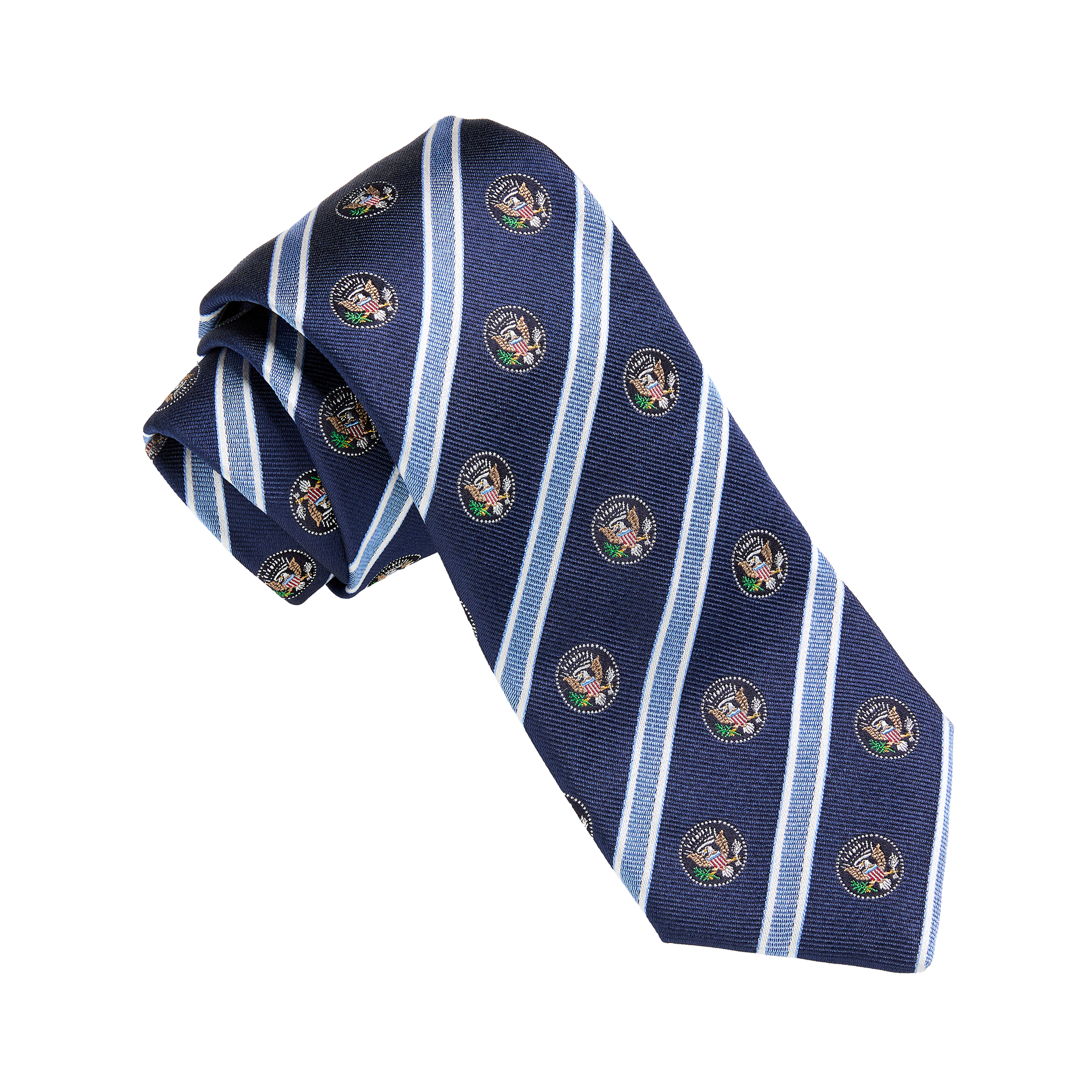 Truman Seal Silk Tie - Navy
