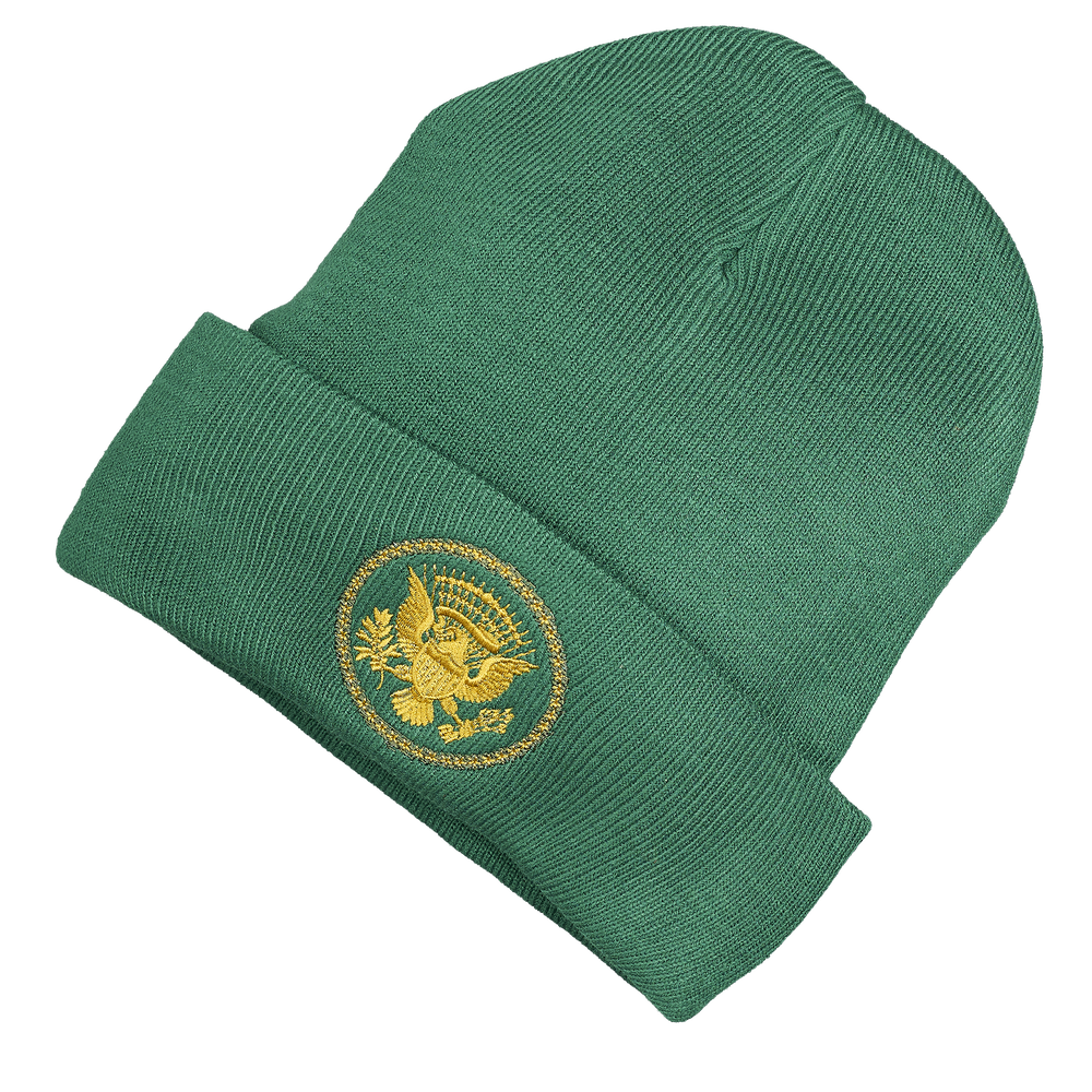 Green Truman Seal Beanie