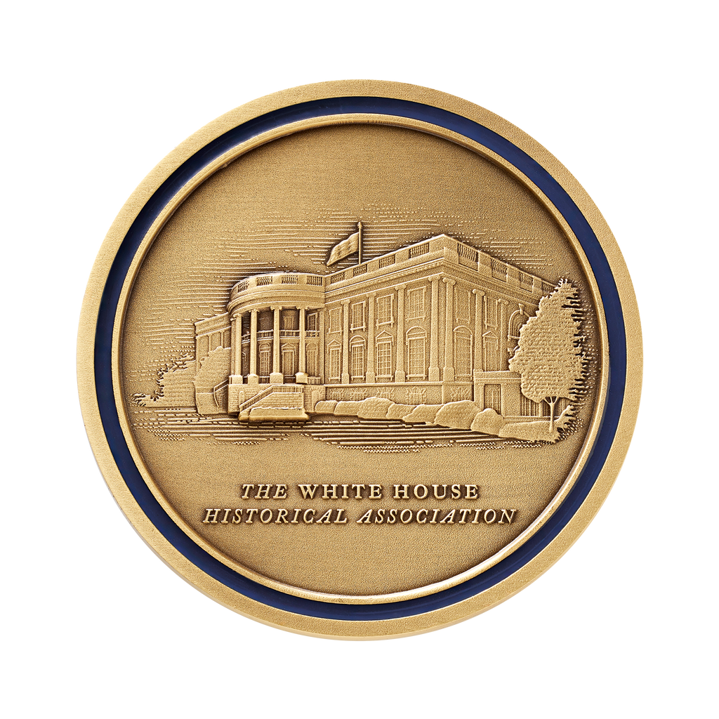 White House Presidential Transportation Challenge Coin with Color Fill Sky