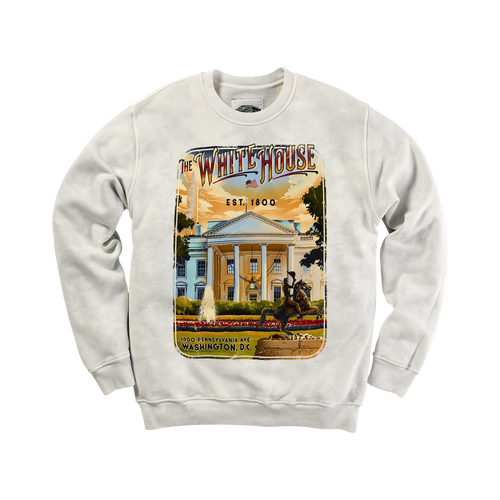 White House Vintage Poster Graphic Sweatshirt – White House