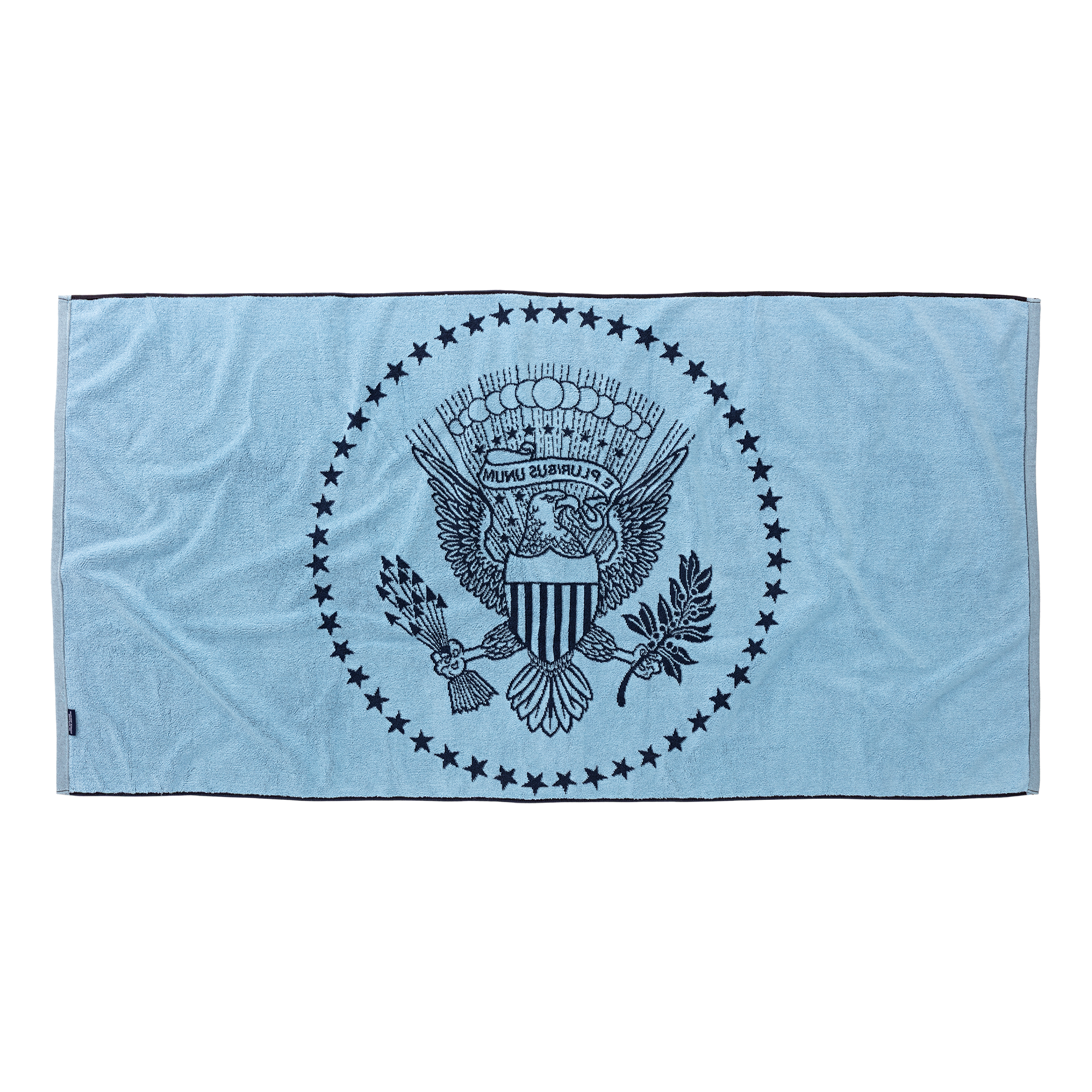 Truman Seal Cotton Beach Towel back flat
