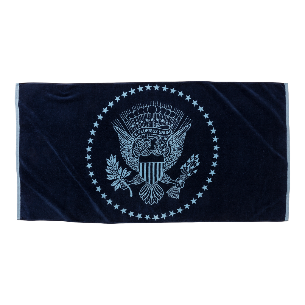 Truman Seal Cotton Beach Towel front flat