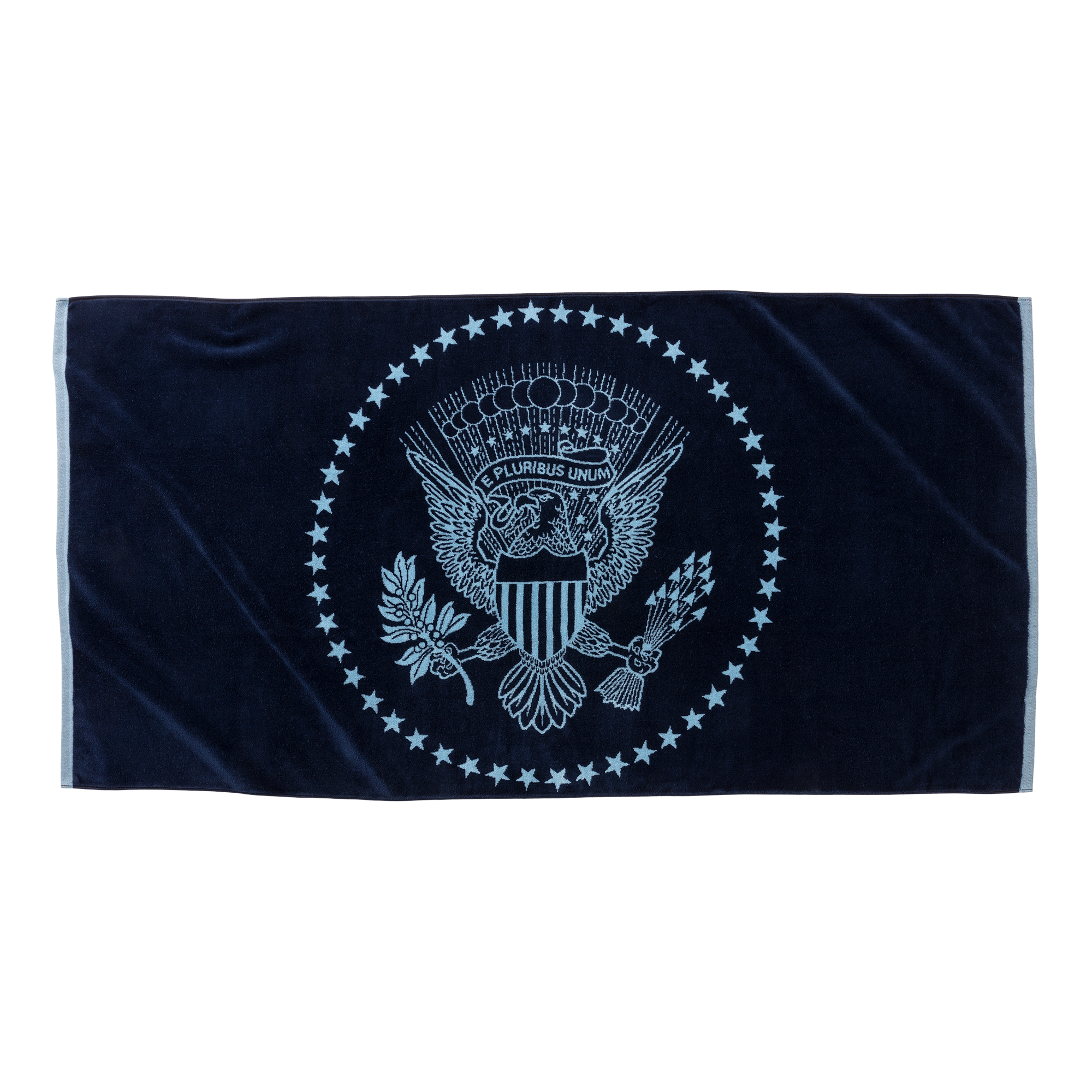 Truman Seal Cotton Beach Towel front flat