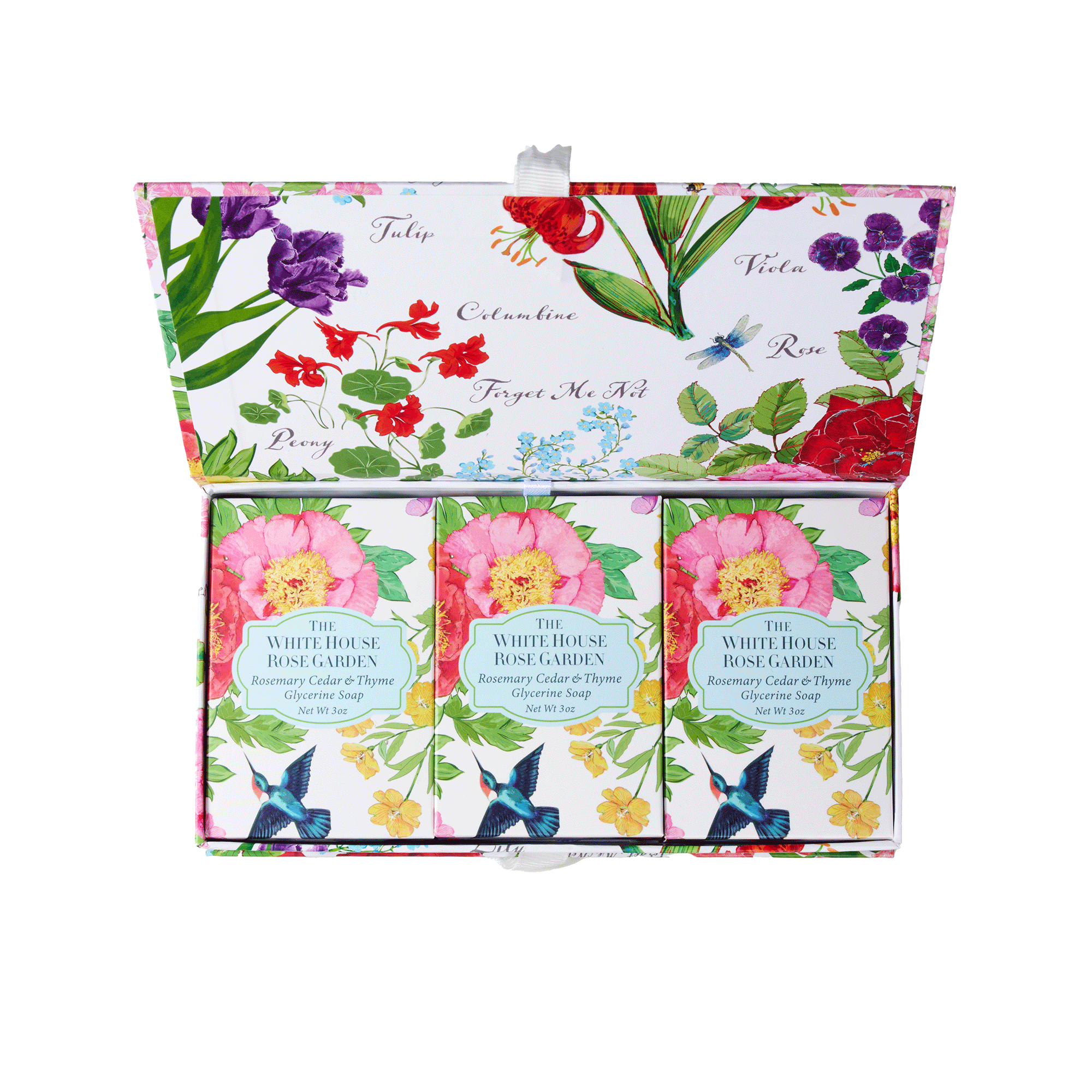 White House Garden Collection Soaps - Set of 3