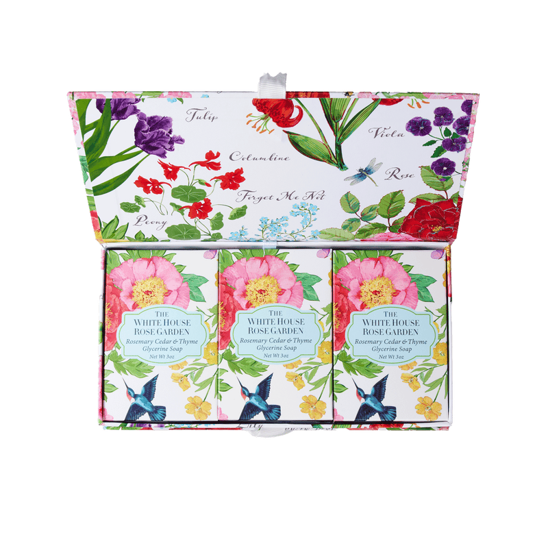 White House Garden Collection Soaps - Set of 3