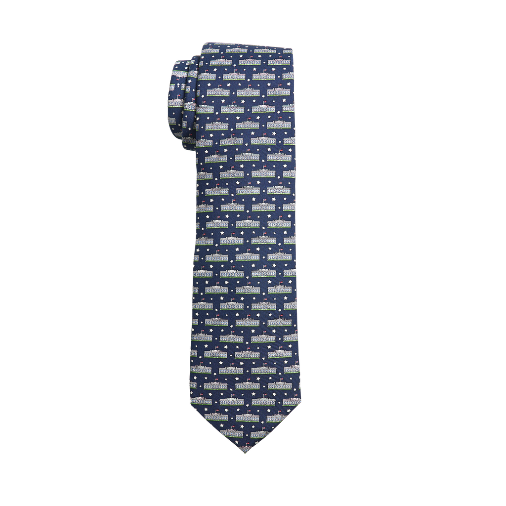 Vineyard Vines White House Silk Tie - Navy
