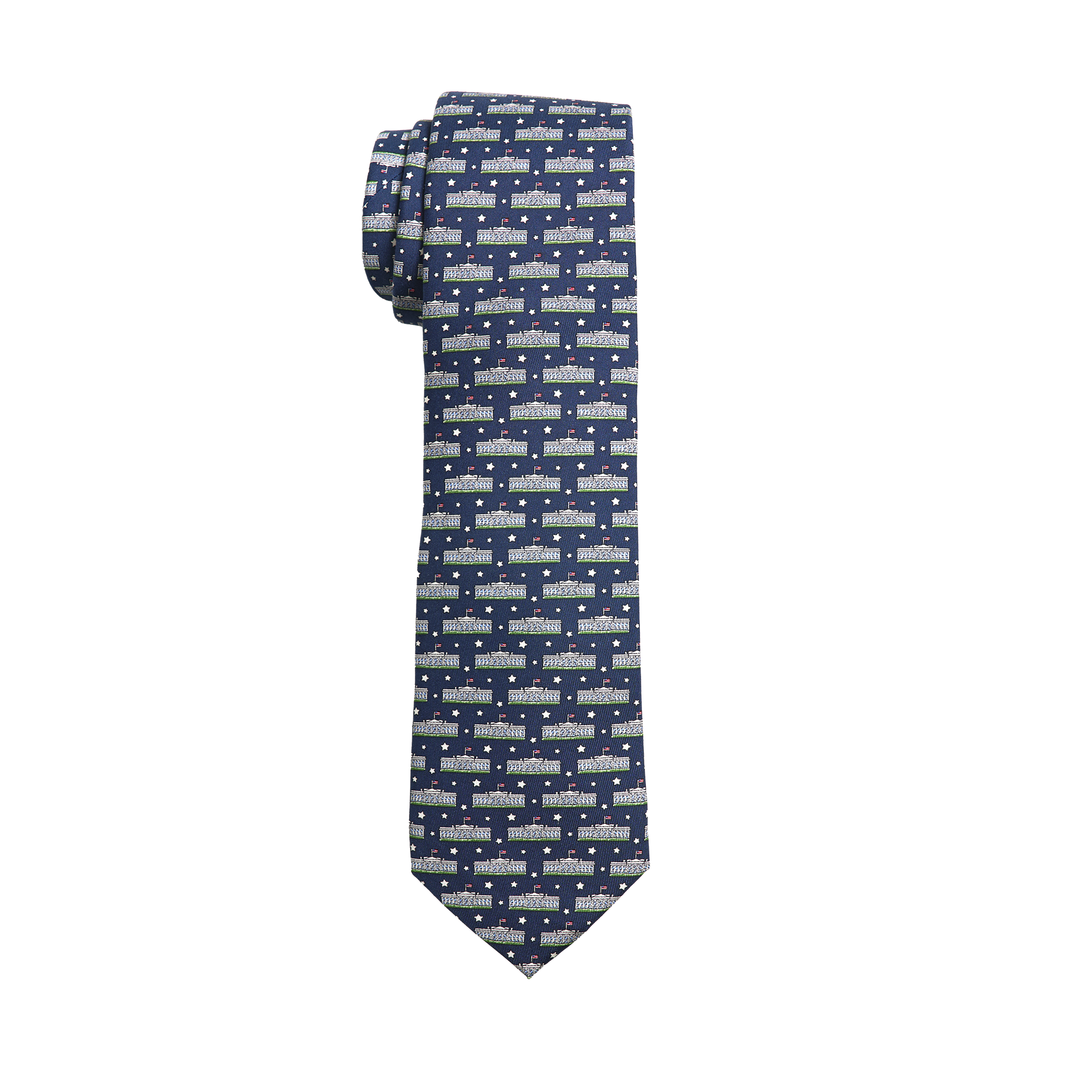 Vineyard Vines White House Silk Tie - Navy