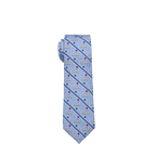 White House Bowling Theme Silk Tie