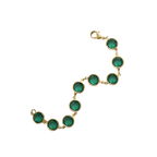 Green Room Faceted Stone Bracelet in 14k Gold