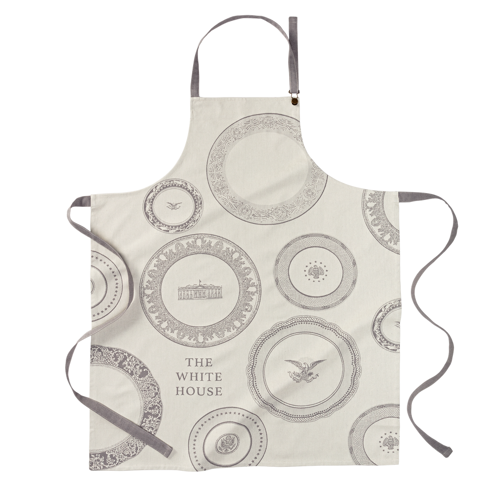 White House State China Apron flat