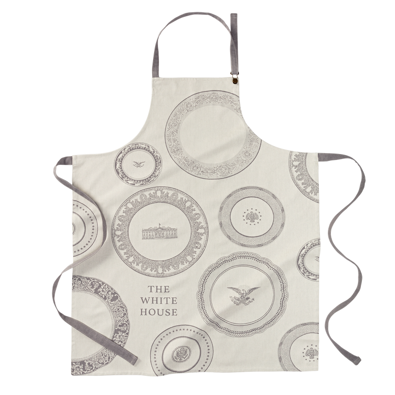 White House State China Apron flat