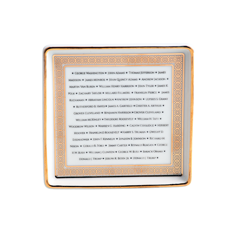 President's Mini Tray top