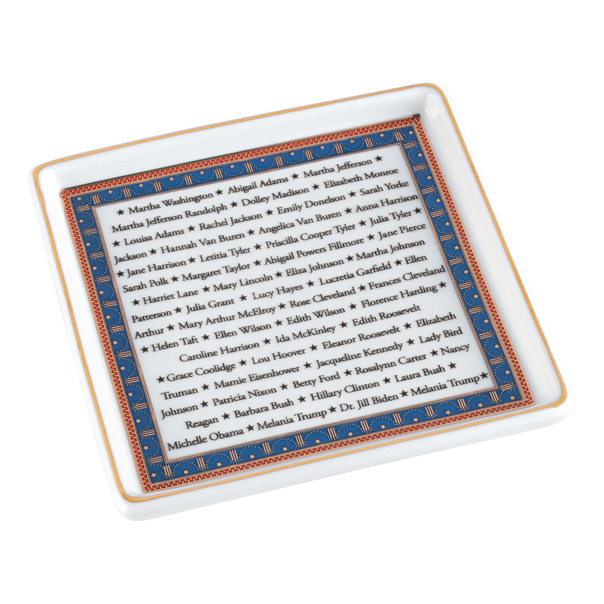 First Ladies Mini Tray top view