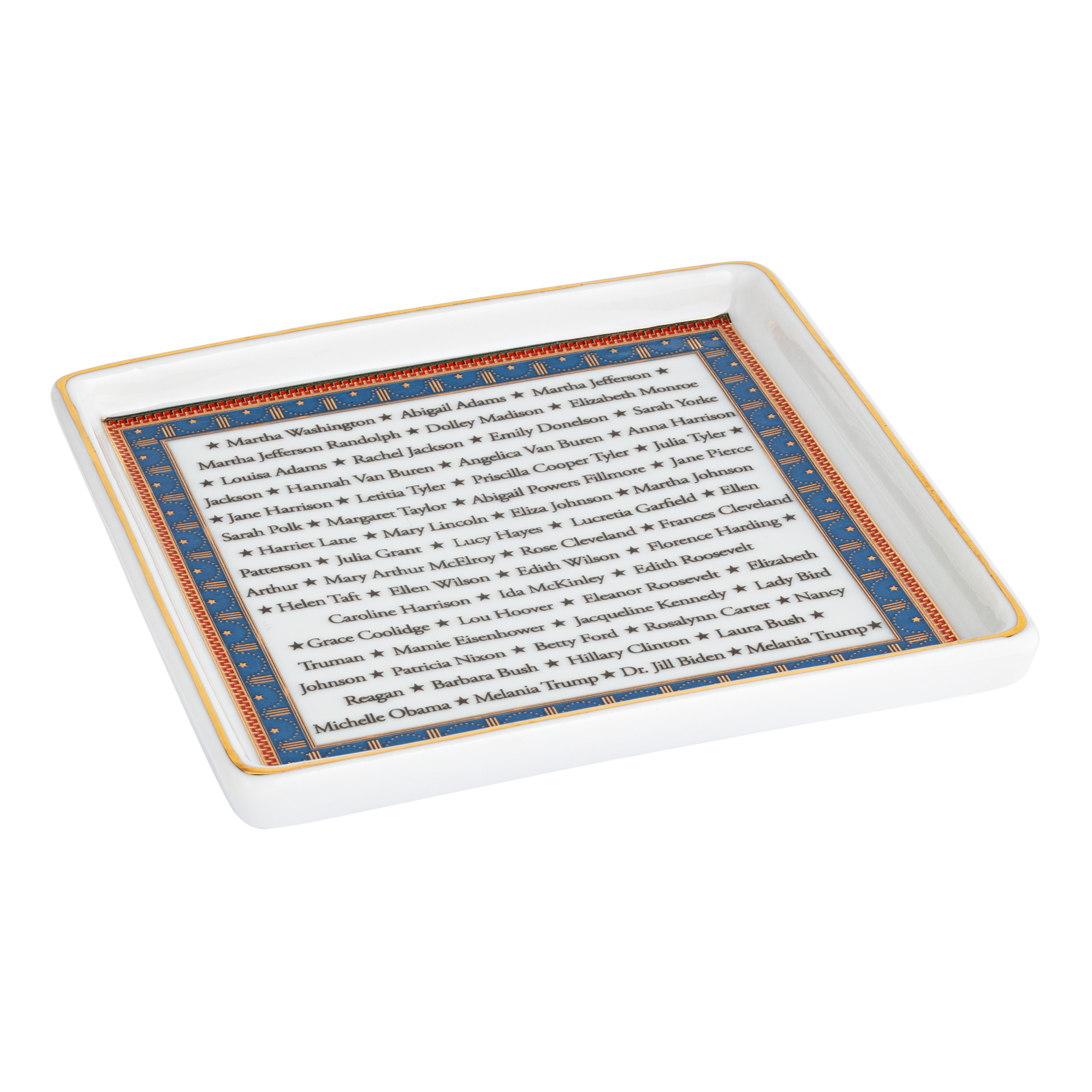 First Ladies Mini Tray top side view