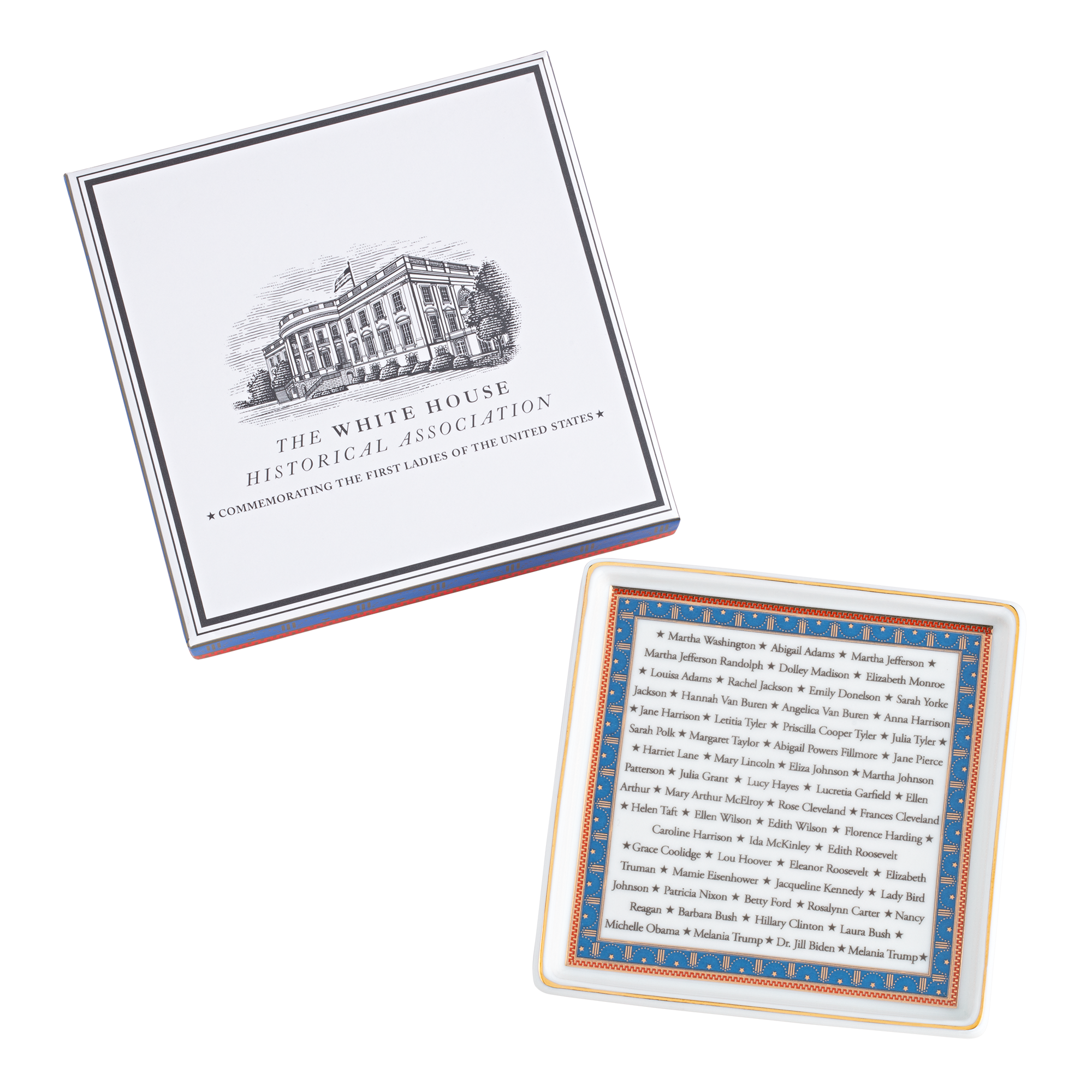 First Ladies Mini Tray top view with gift box