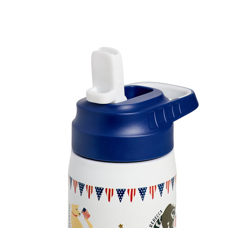 Presidential Pets Children's 14oz Waterbottle with Straw top
