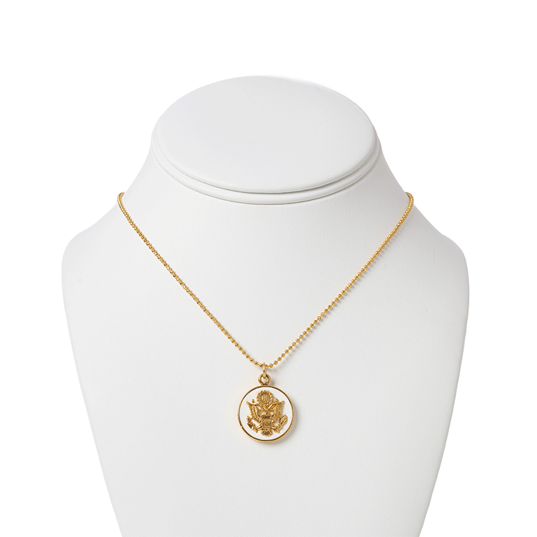 Great Seal Inspired Pendant Necklace - Front