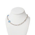 Jacqueline Kennedy's Blue Room Necklace with Blue Crystal - Back