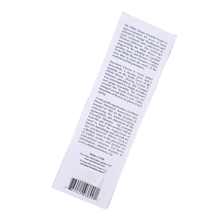 White House Tulips Metal Bookmark