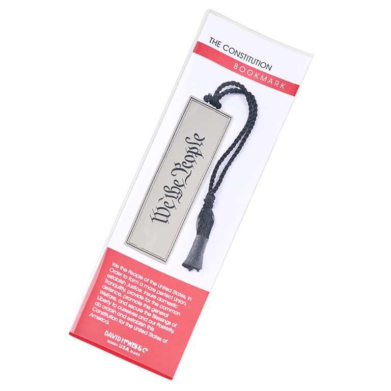 "We the People" Constitution Metal Bookmark