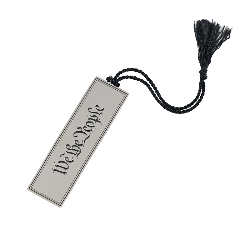 "We the People" Constitution Metal Bookmark