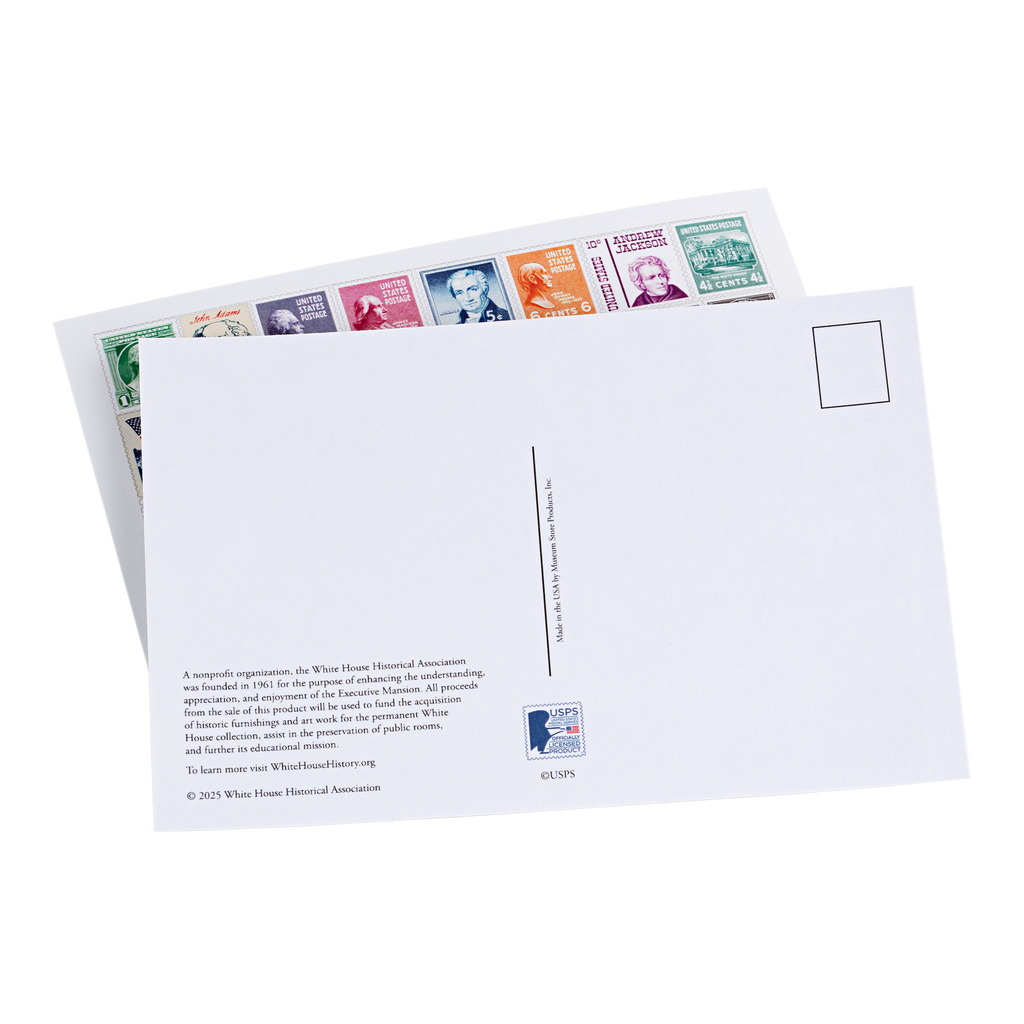 USPS White House Press Set of 10 Postcards back