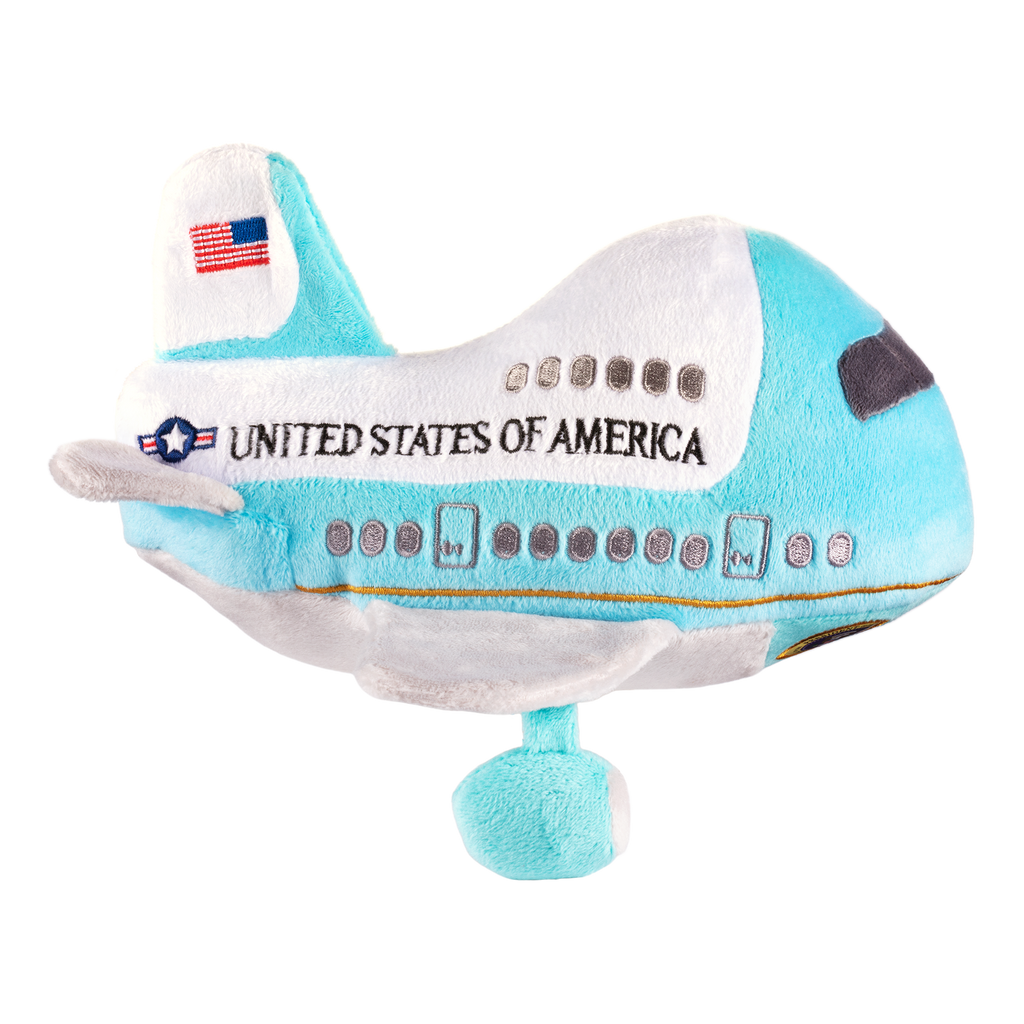Air Force One Airplane Plush Toy side profile