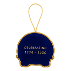 White House Historical Association America's 250th Felt Ornament back
