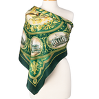 The White House Through the Years Scarf - Green draped