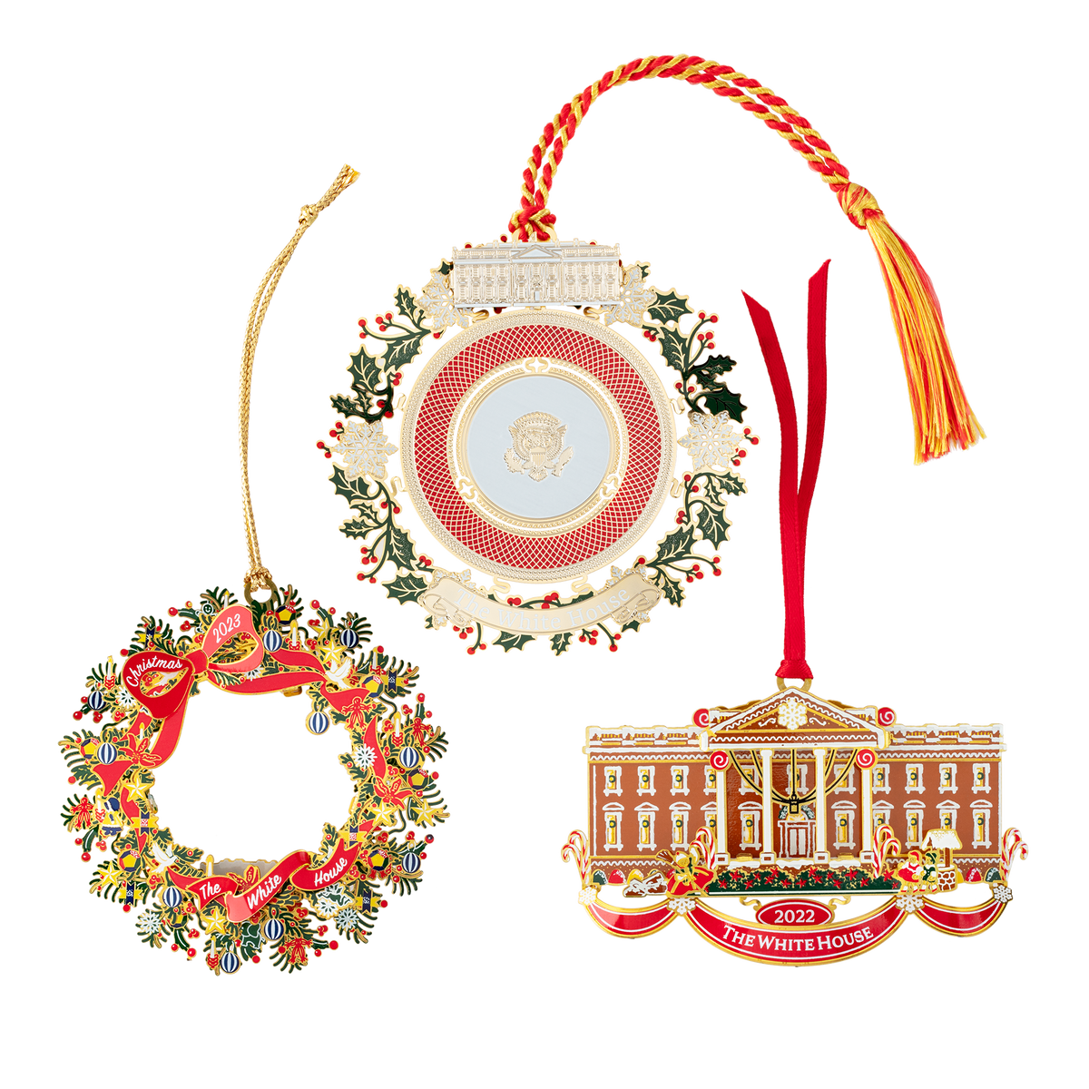 Official White House Christmas Ornament Special Value Bundle: 2025