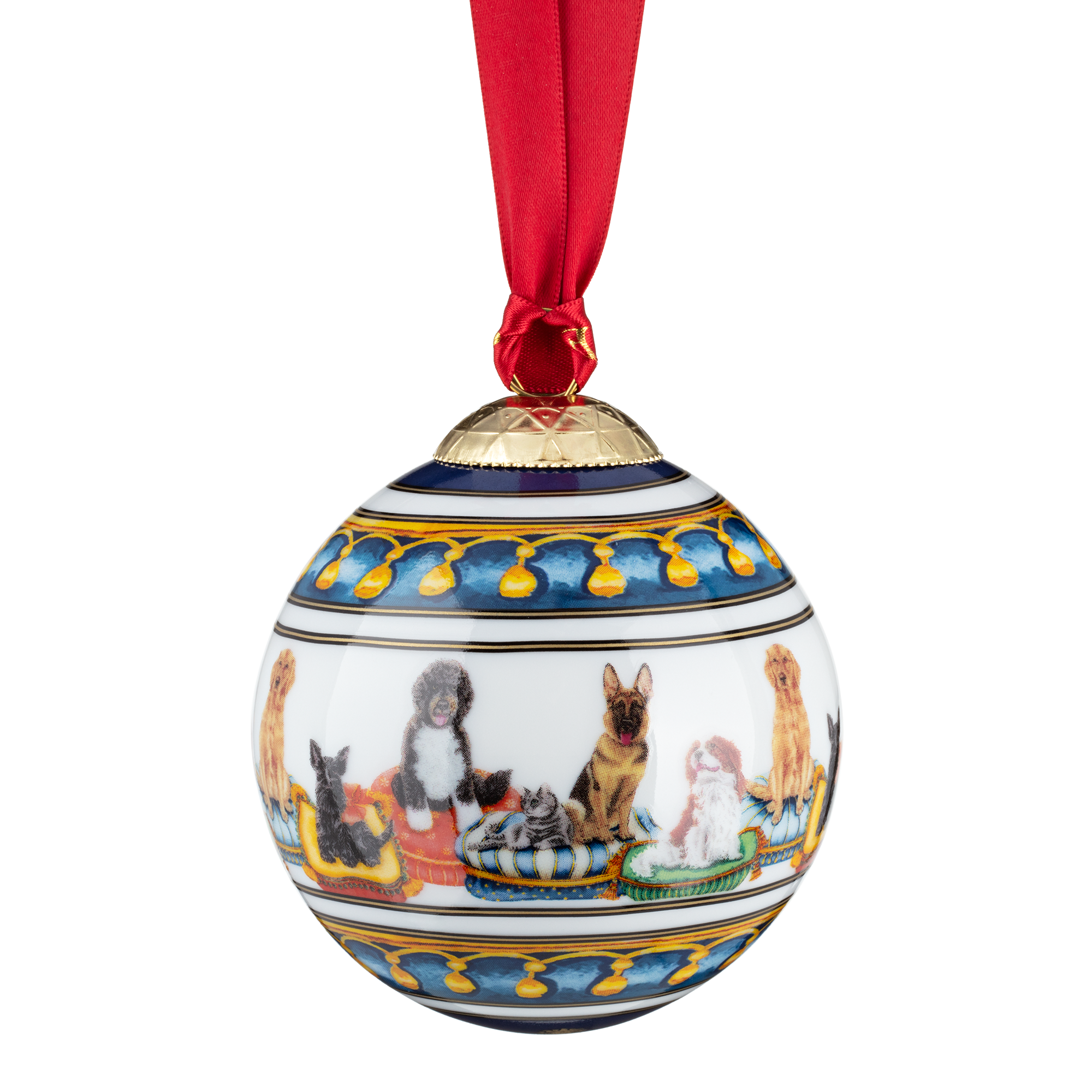 Presidential Pets Fine Bone China 3" Bauble Ornament back