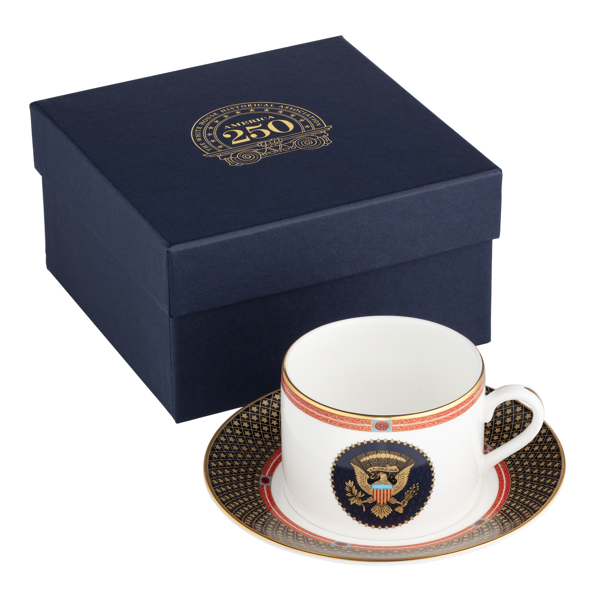 America Celebrates 250 Years Teacup and Saucer with gift box
